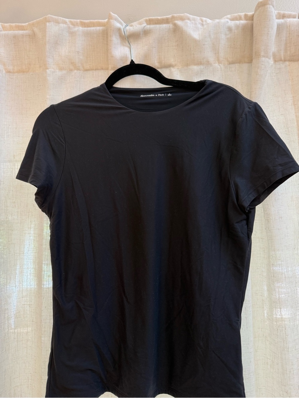 Abercrombie & Fitch Black Short Sleeve Crew Tee